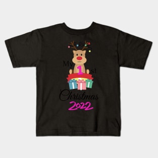 My First Christmas 2022 Kids T-Shirt